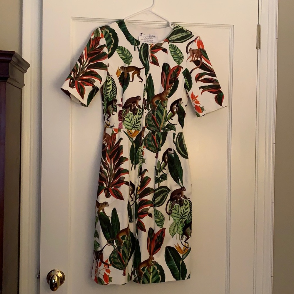 Oscar de la Renta Resort 2018 Monkey Dress